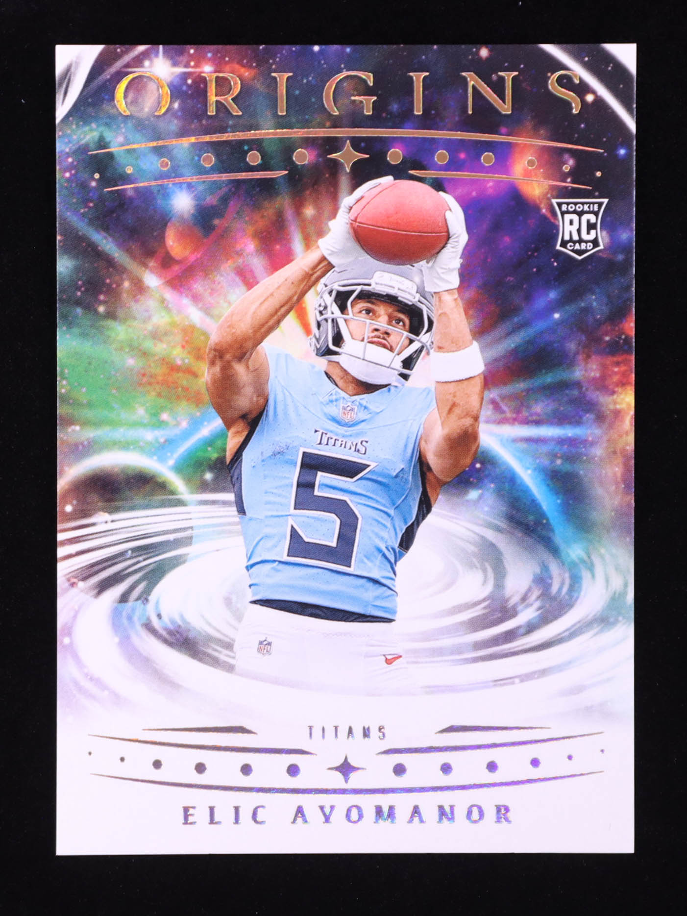 Elic Ayomanor 2025 Panini Origins #108 RC at PristineAuction.com Elic Ayomanor 2025 Panini Origins #108 RC at PristineAuction.com