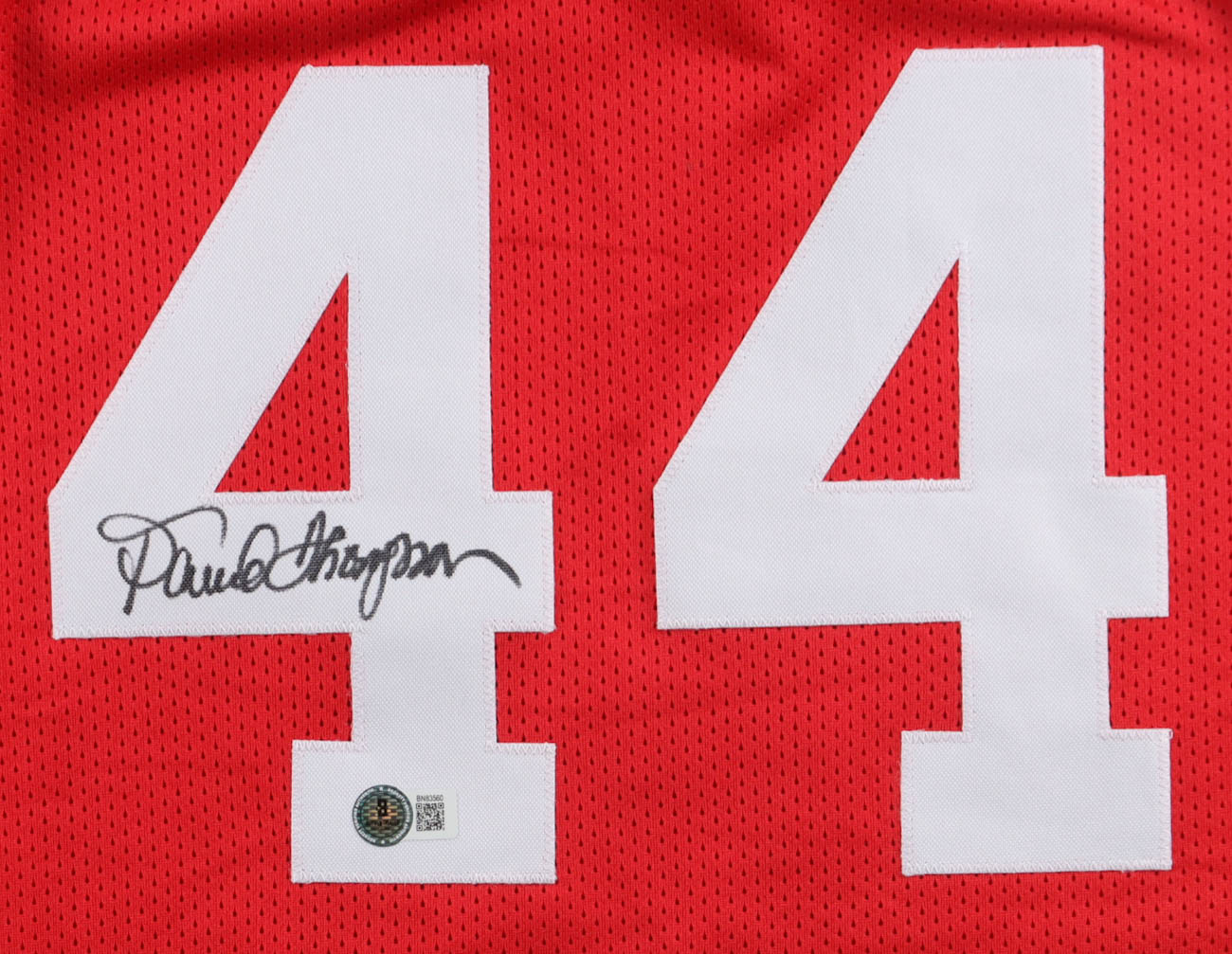 David Thompson Signed Jersey (Beckett) at PristineAuction.com David Thompson Signed Jersey (Beckett) at PristineAuction.com