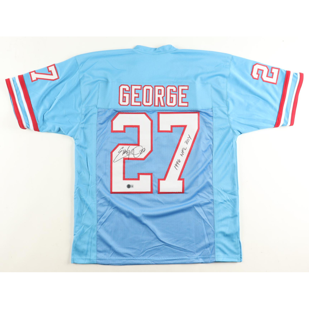 Eddie George Signed Jersey Inscribed "1996 NFL ROY" (Beckett) at PristineAuction.com
