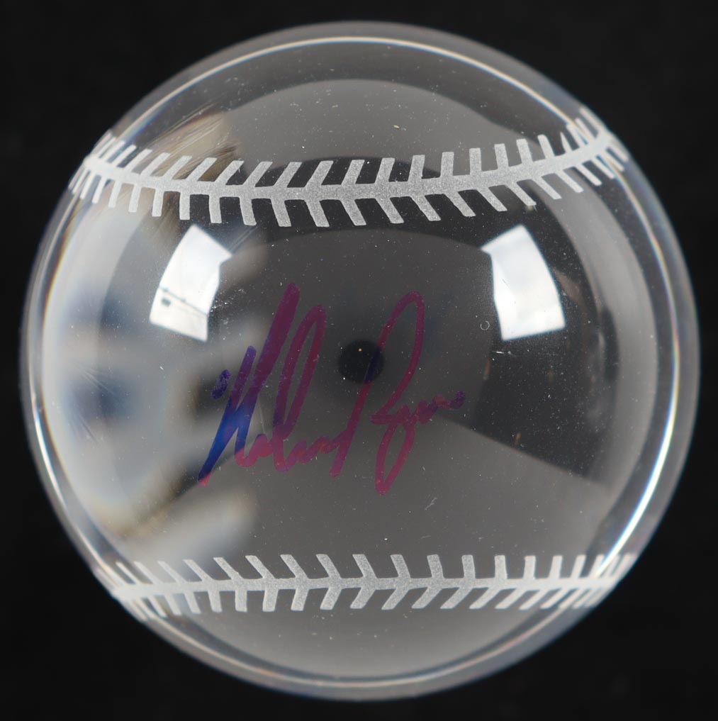 Nolan Ryan Signed Tiffany & Co. Lead Crystal Baseball with Wood & Glass Display Case (PSA) at PristineAuction.com Nolan Ryan Signed Tiffany & Co. Lead Crystal Baseball with Wood & Glass Display Case (PSA) at PristineAuction.com