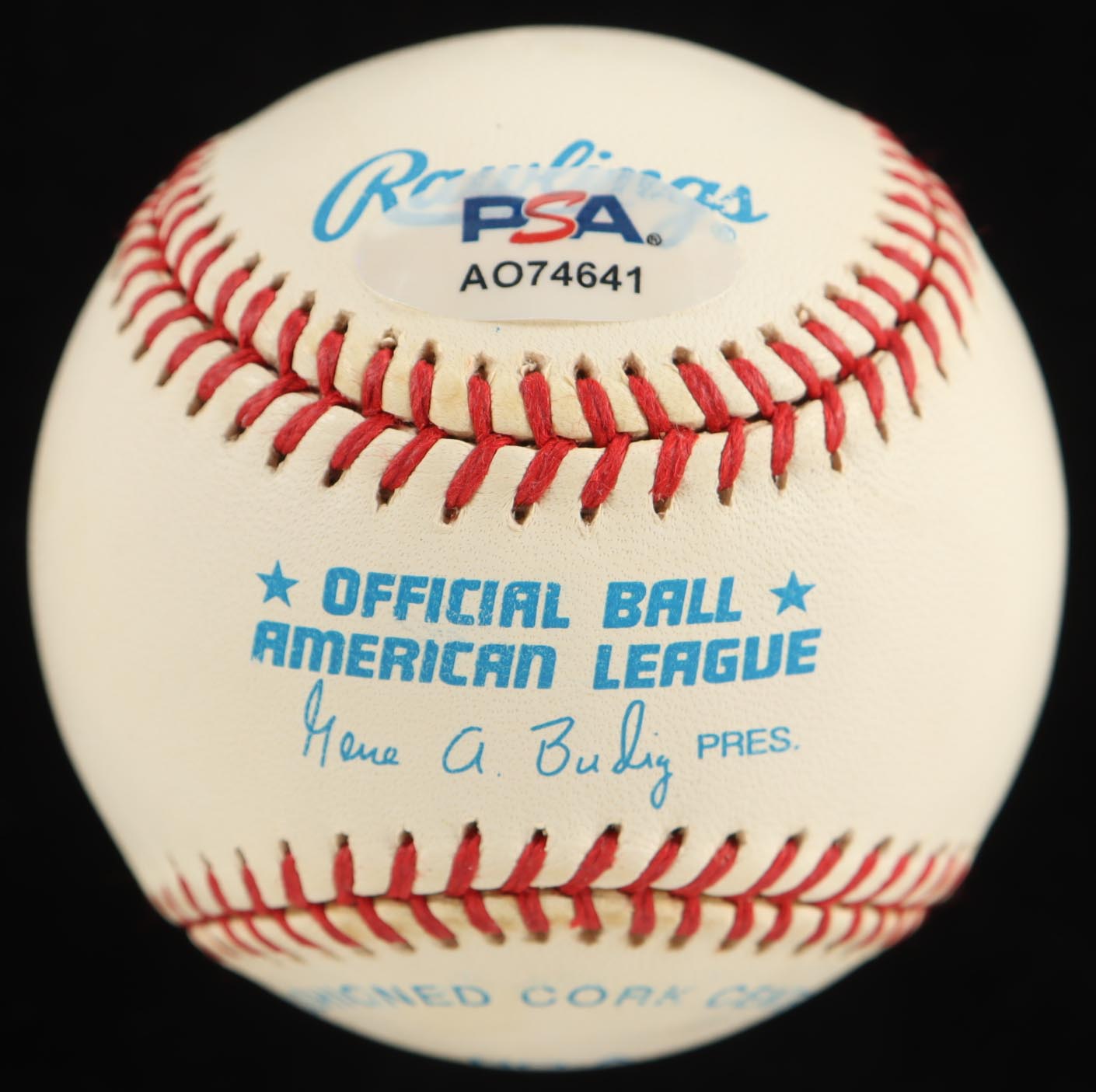 Nolan Ryan Signed OAL Baseball with Display Case (PSA) at PristineAuction.com Nolan Ryan Signed OAL Baseball with Display Case (PSA) at PristineAuction.com