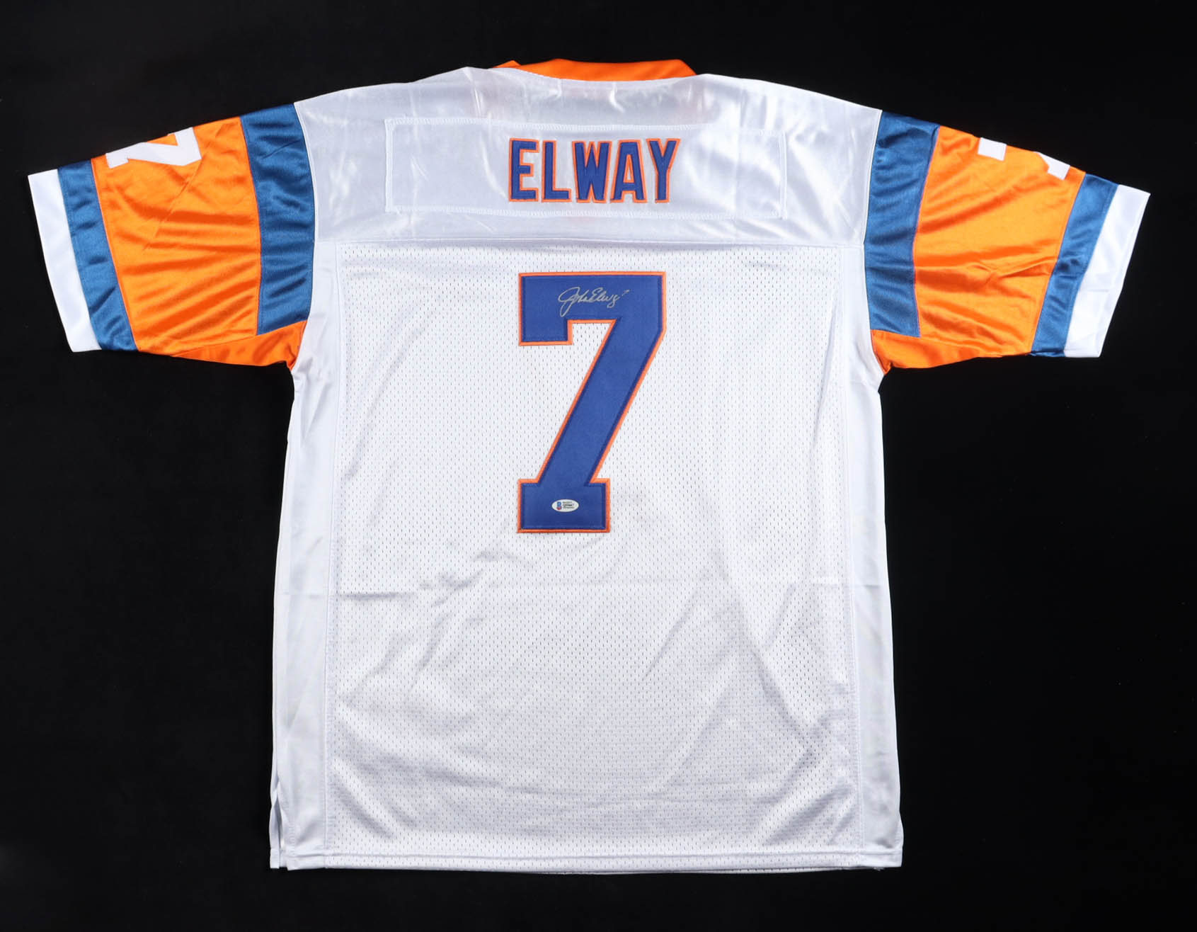 John Elway Signed Broncos Mitchell & Ness Authentic Jersey (Beckett) at PristineAuction.com John Elway Signed Broncos Mitchell & Ness Authentic Jersey (Beckett) at PristineAuction.com