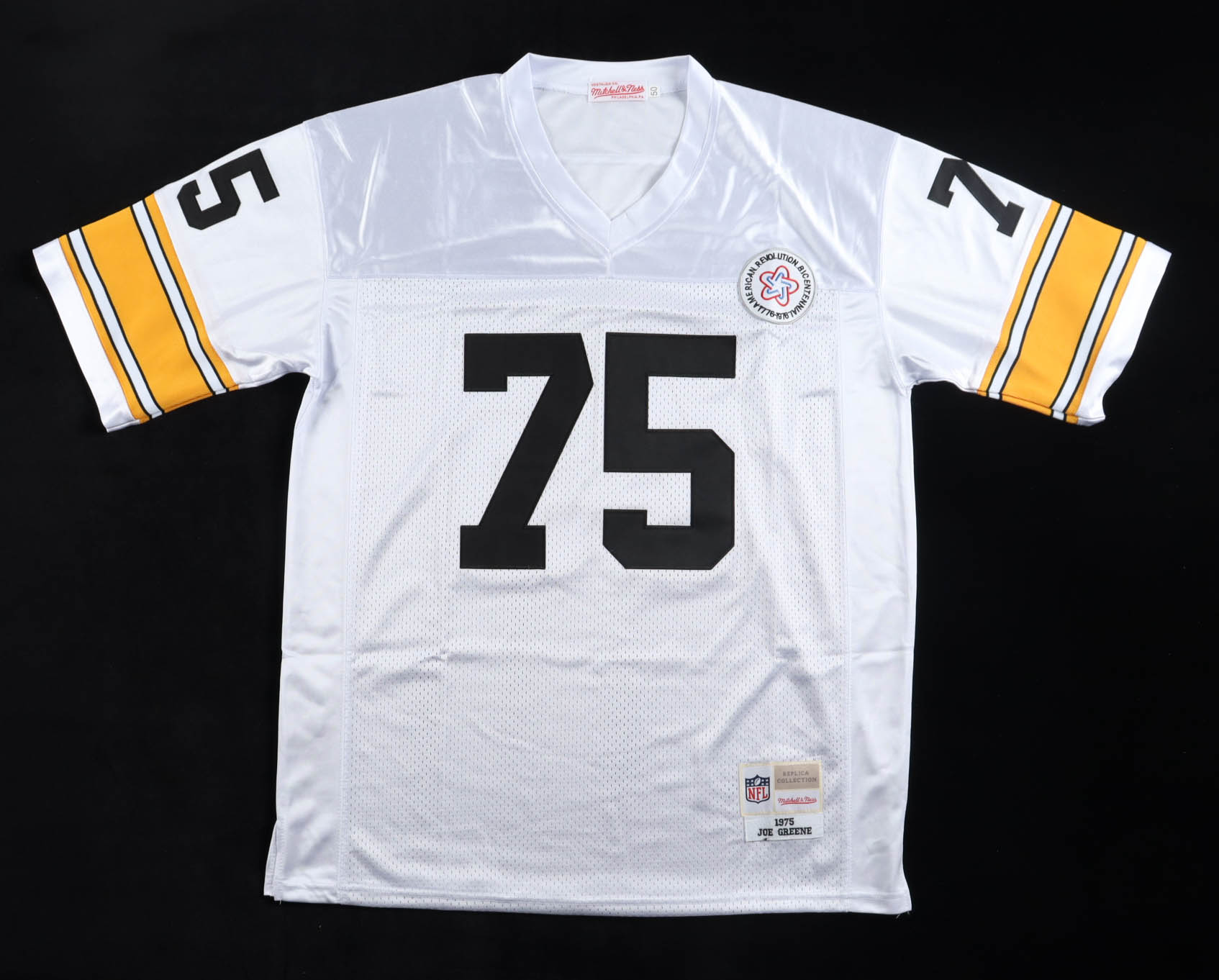 Joe Greene Signed Steelers Mitchell & Ness Authentic Jersey Inscribed "HOF 87" (Beckett) at PristineAuction.com Joe Greene Signed Steelers Mitchell & Ness Authentic Jersey Inscribed "HOF 87" (Beckett) at PristineAuction.com