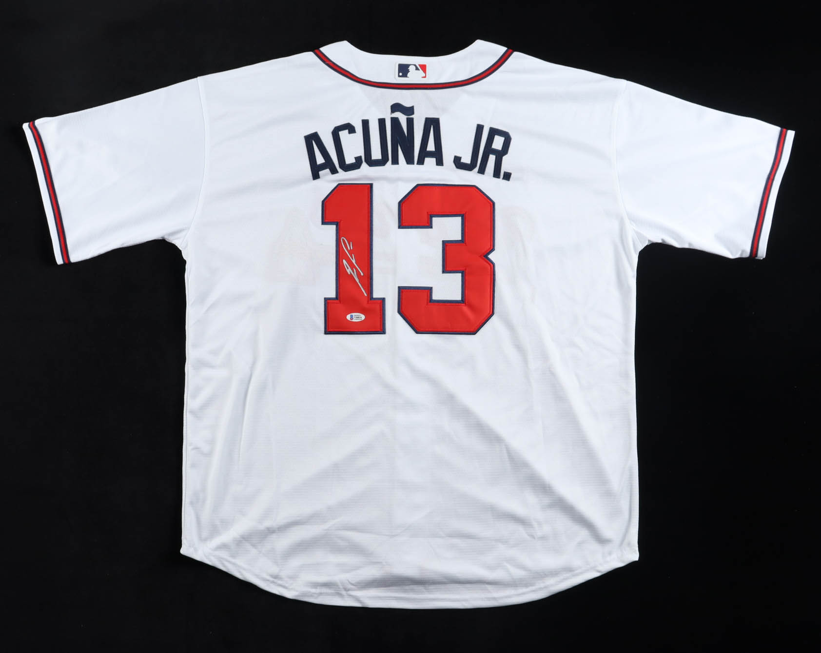 Ronald Acuna Jr. Signed Braves Nike Authentic Jersey (Beckett) at PristineAuction.com Ronald Acuna Jr. Signed Braves Nike Authentic Jersey (Beckett) at PristineAuction.com