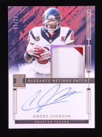 Andre Johnson 2020 Panini Impeccable Elegance Retired Patch Autographs Silver #1 #02/15 at PristineAuction.com