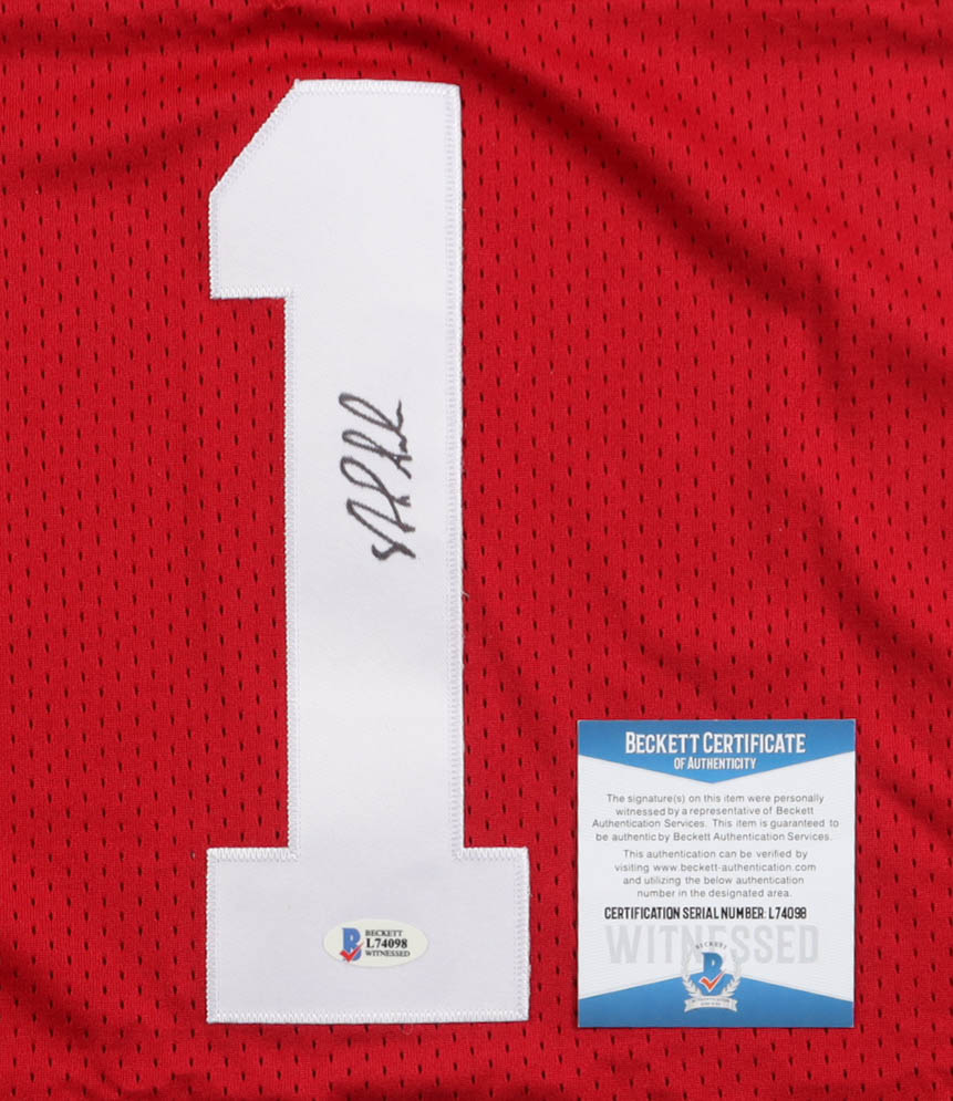 Nick Saban Signed Jersey (Beckett) at PristineAuction.com Nick Saban Signed Jersey (Beckett) at PristineAuction.com