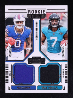 Brian Thomas Jr. / Keon Coleman 2024 Panini Contenders Rookie Ticket Dual Swatches #4 RC at PristineAuction.com