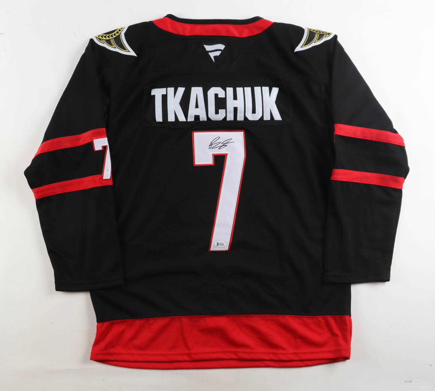 Brady Tkachuk Signed Senators Fanatics Authentic Captain's Jersey (Beckett) at PristineAuction.com Brady Tkachuk Signed Senators Fanatics Authentic Captain's Jersey (Beckett) at PristineAuction.com
