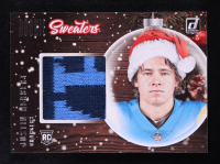 Justin Herbert 2020 Donruss Rookie Holiday Sweater #3 RC at PristineAuction.com