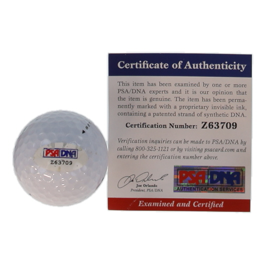 Jason Dufner Signed Golf Ball (PSA) at PristineAuction.com Jason Dufner Signed Golf Ball (PSA) at PristineAuction.com