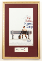 Tom Hanks Signed "Forrest Gump" Custom Framed Cut Display with Movie Poster (PSA) at PristineAuction.com