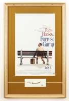 Tom Hanks Signed "Forrest Gump" Custom Framed Cut Display with Movie Poster (PSA) at PristineAuction.com