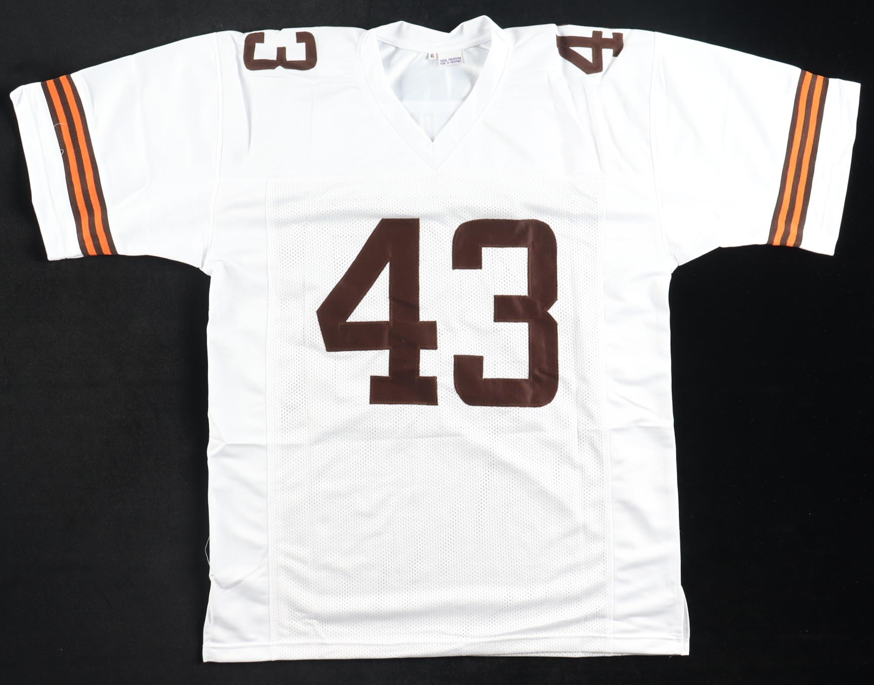 Mike Pruitt Signed Jersey Inscribed "2x Pro Bowl" (Beckett) at PristineAuction.com Mike Pruitt Signed Jersey Inscribed "2x Pro Bowl" (Beckett) at PristineAuction.com