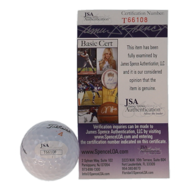 Stewart Cink Signed The Masters Logo Golf Ball (JSA) at PristineAuction.com Stewart Cink Signed The Masters Logo Golf Ball (JSA) at PristineAuction.com