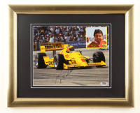 Rick Mears Signed Custom Framed Photo Display (PSA) at PristineAuction.com