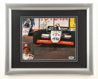 Emerson Fittipaldi Signed Custom Framed Photo Display (PSA) at PristineAuction.com