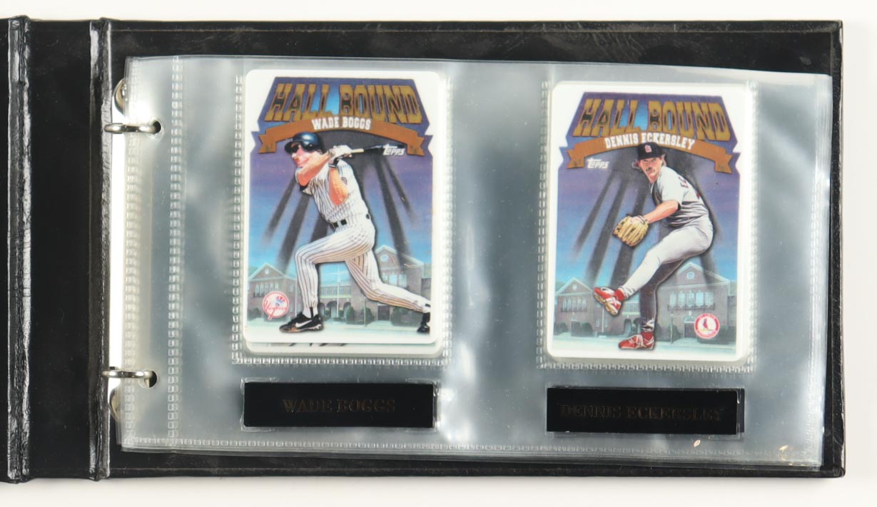 Topps "Hall Bound" Ceramic Baseball Card Set With Presentation Binder at PristineAuction.com Topps "Hall Bound" Ceramic Baseball Card Set With Presentation Binder at PristineAuction.com