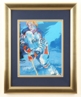 "The Great One: Wayne Gretzky" Custom Framed Leroy Neiman Art Print Display at PristineAuction.com