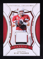 Kurt Warner 2024 Panini National Treasures Century Materials Gold #3 #16/49 at PristineAuction.com