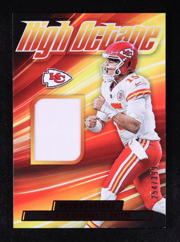 Patrick Mahomes II 2023 Rookies and Stars High Octane Memorabilia #16 #254/399 at PristineAuction.com Patrick Mahomes II 2023 Rookies and Stars High Octane Memorabilia #16 #254/399 at PristineAuction.com
