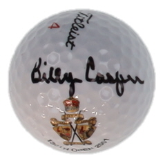 Billy Casper Signed 2001 British Open Logo Golf Ball (JSA) at PristineAuction.com Billy Casper Signed 2001 British Open Logo Golf Ball (JSA) at PristineAuction.com