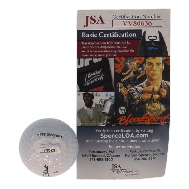 Billy Casper Signed 2001 British Open Logo Golf Ball (JSA) at PristineAuction.com Billy Casper Signed 2001 British Open Logo Golf Ball (JSA) at PristineAuction.com