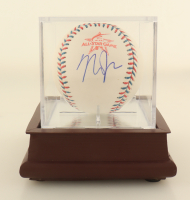 Mike Trout Signed 2017 All-Star Game Logo Baseball with Display Case (PSA) at PristineAuction.com