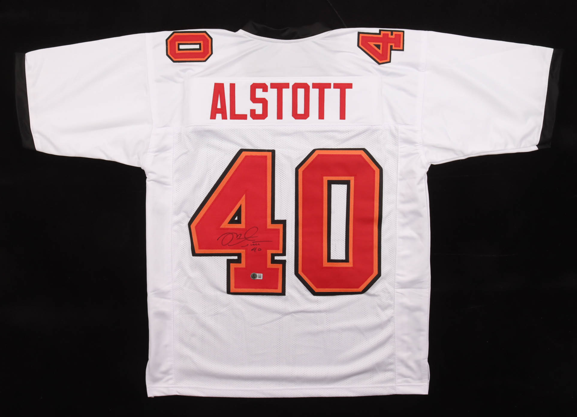 Mike Alstott Signed Jersey (Beckett) at PristineAuction.com Mike Alstott Signed Jersey (Beckett) at PristineAuction.com