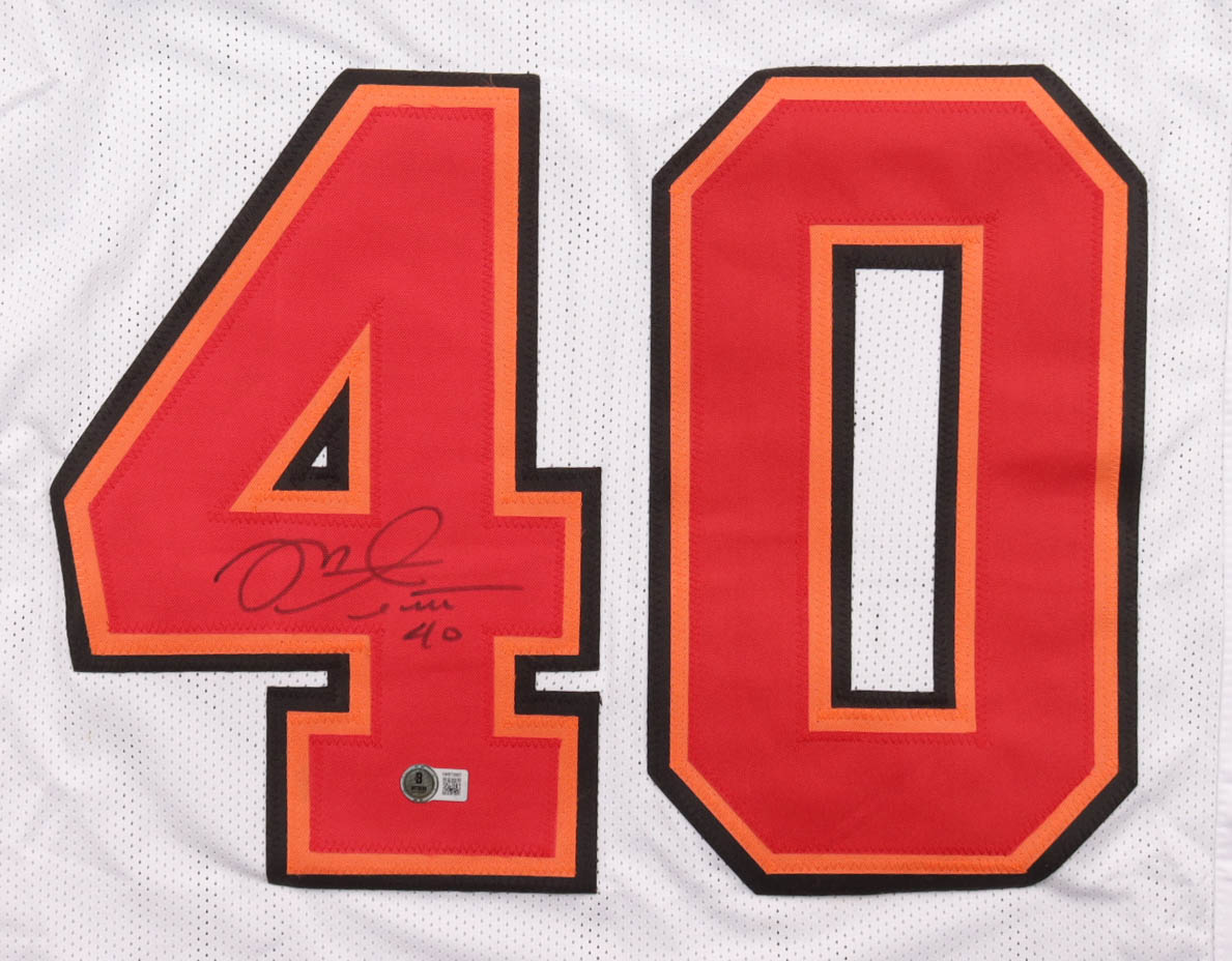 Mike Alstott Signed Jersey (Beckett) at PristineAuction.com Mike Alstott Signed Jersey (Beckett) at PristineAuction.com