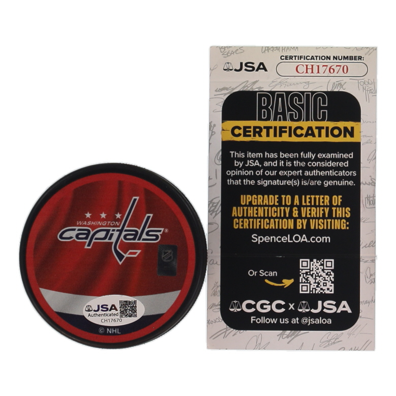 Tom Wilson Signed Capitals Logo Hockey Puck (JSA) at PristineAuction.com Tom Wilson Signed Capitals Logo Hockey Puck (JSA) at PristineAuction.com