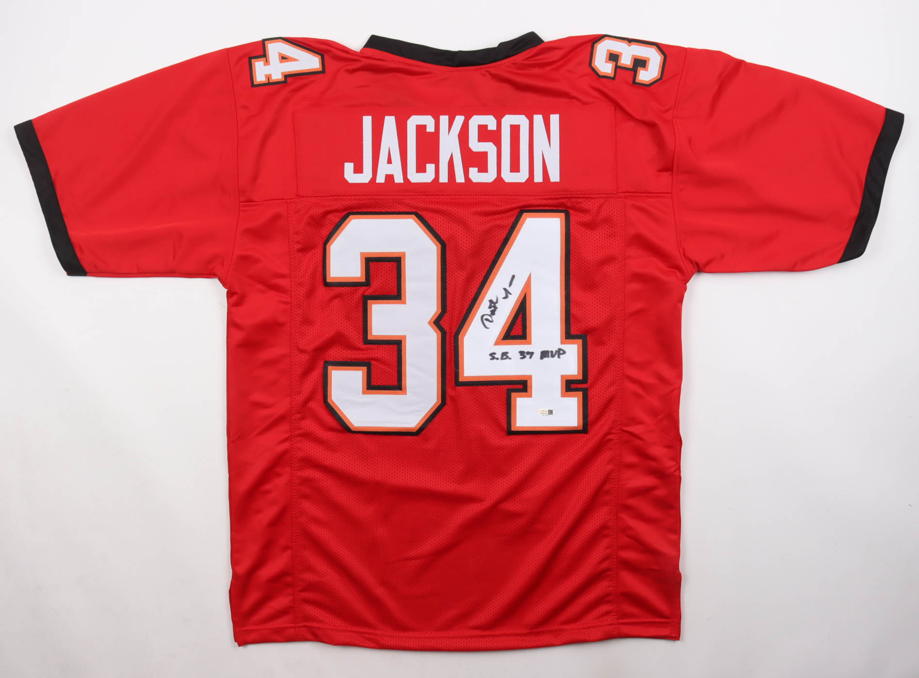 Dexter Jackson Signed Jersey Inscribed "S.B. 37 MVP" (JSA) at PristineAuction.com Dexter Jackson Signed Jersey Inscribed "S.B. 37 MVP" (JSA) at PristineAuction.com