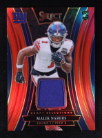 Malik Nabers 2024 Select Draft Selections Memorabilia Prizm Red #5 RC at PristineAuction.com