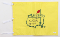 Nick Faldo Signed Masters Tournament Pin Flag Inscribed "1989, 90, 96" (JSA) at PristineAuction.com