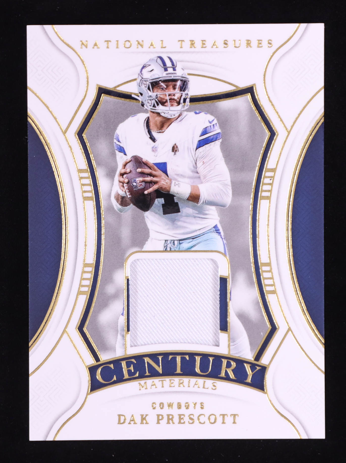 Dak Prescott 2024 Panini National Treasures Century Materials Gold #26 #33/49 at PristineAuction.com Dak Prescott 2024 Panini National Treasures Century Materials Gold #26 #33/49 at PristineAuction.com