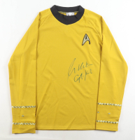 William Shatner Signed "Star Trek" Prop Uniform Shirt Inscribed "Captain Kirk" (JSA) at PristineAuction.com