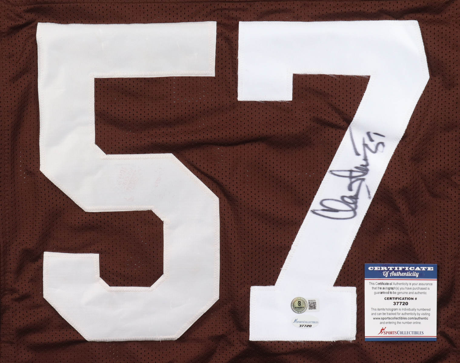 Clay Matthews Jr. Signed Jersey (Beckett) at PristineAuction.com Clay Matthews Jr. Signed Jersey (Beckett) at PristineAuction.com