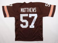 Clay Matthews Jr. Signed Jersey (Beckett) at PristineAuction.com