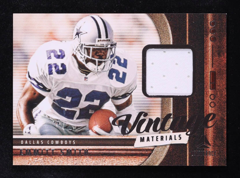 Emmitt Smith 2025 Panini Luminance Vintage Materials #1 at PristineAuction.com Emmitt Smith 2025 Panini Luminance Vintage Materials #1 at PristineAuction.com