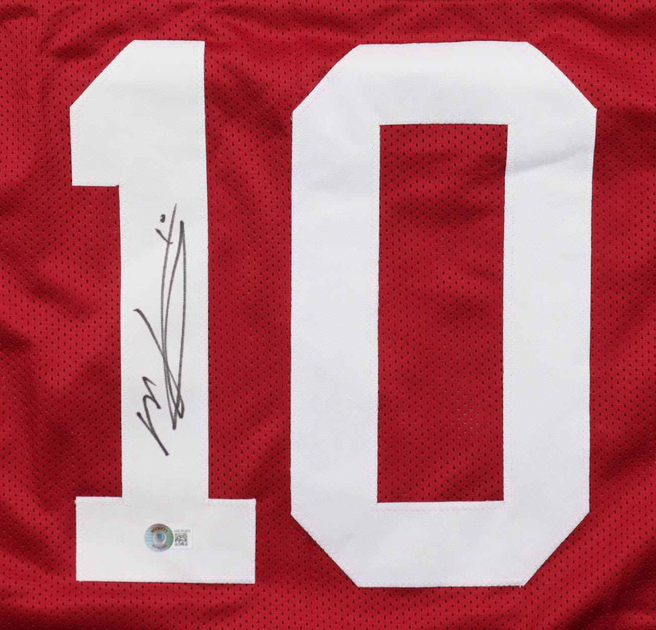 Mac Jones Signed Jersey (Beckett) at PristineAuction.com Mac Jones Signed Jersey (Beckett) at PristineAuction.com