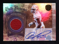 Vernon Davis 2011 Panini Gold Standard Gold Reserve Materials Autographs #14 #08/25 at PristineAuction.com