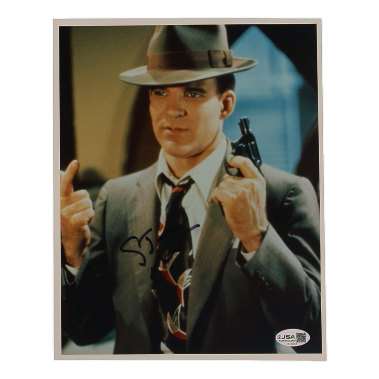 Steve Martin Signed "Dead Men Don't Wear Plaid" 8x10 Photo (JSA) at PristineAuction.com Steve Martin Signed "Dead Men Don't Wear Plaid" 8x10 Photo (JSA) at PristineAuction.com
