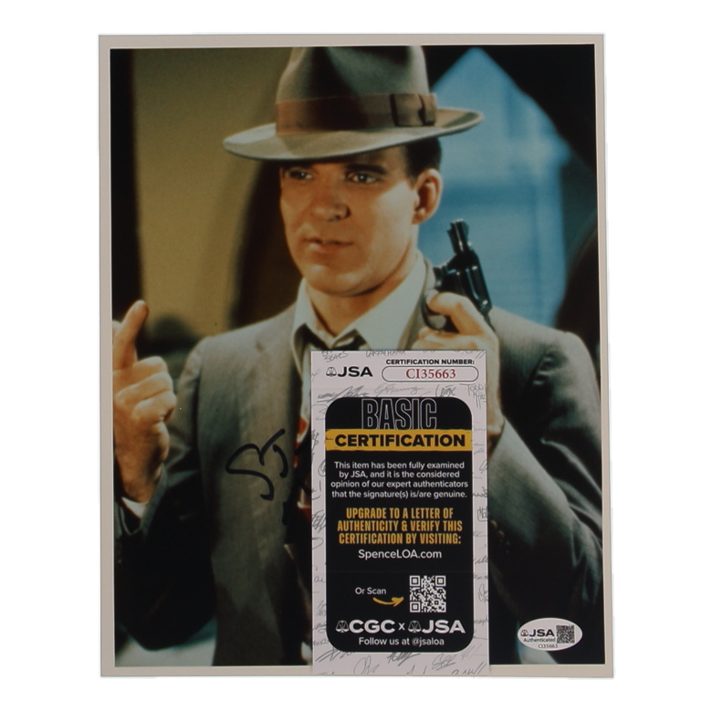 Steve Martin Signed "Dead Men Don't Wear Plaid" 8x10 Photo (JSA) at PristineAuction.com Steve Martin Signed "Dead Men Don't Wear Plaid" 8x10 Photo (JSA) at PristineAuction.com
