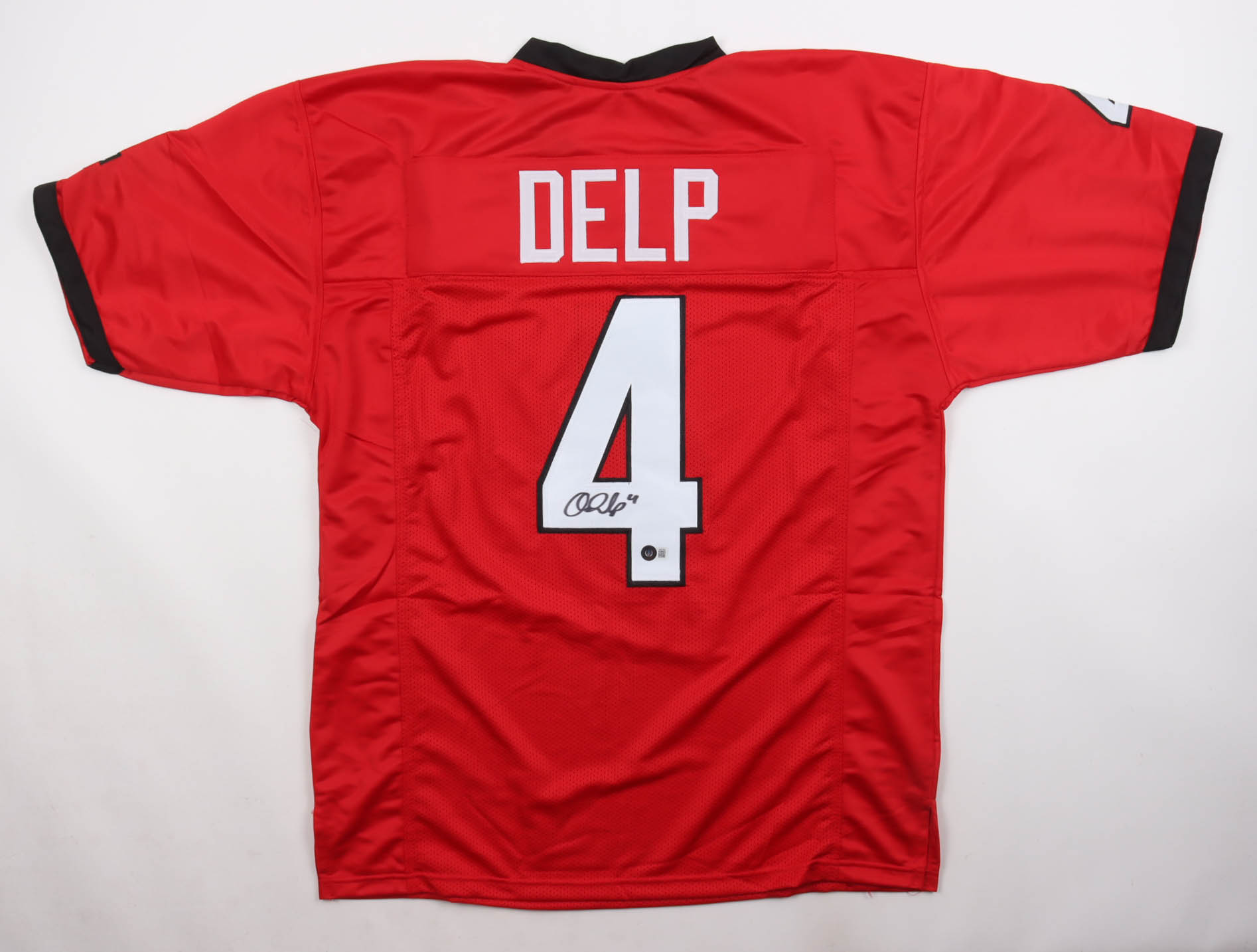 Oscar Delp Signed Jersey (Beckett) at PristineAuction.com Oscar Delp Signed Jersey (Beckett) at PristineAuction.com