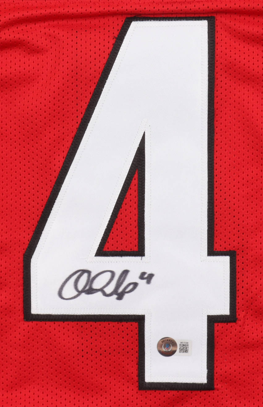 Oscar Delp Signed Jersey (Beckett) at PristineAuction.com Oscar Delp Signed Jersey (Beckett) at PristineAuction.com
