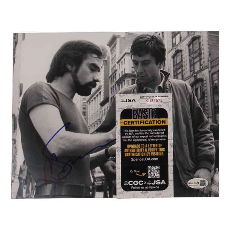 Martin Scorsese Signed "Taxi Driver" 8x10 Photo (JSA) at PristineAuction.com Martin Scorsese Signed "Taxi Driver" 8x10 Photo (JSA) at PristineAuction.com