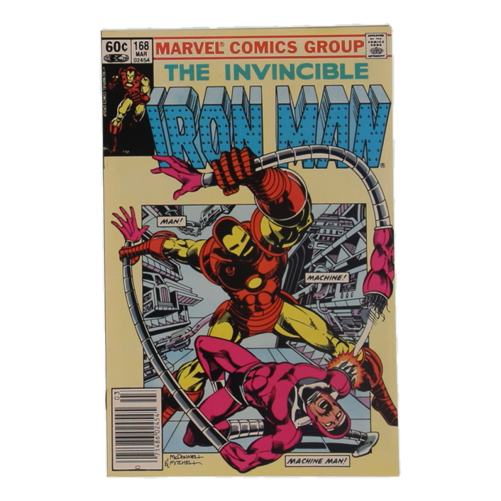 1982 "Iron Man" Issue #168 Marvel Comic Book at PristineAuction.com