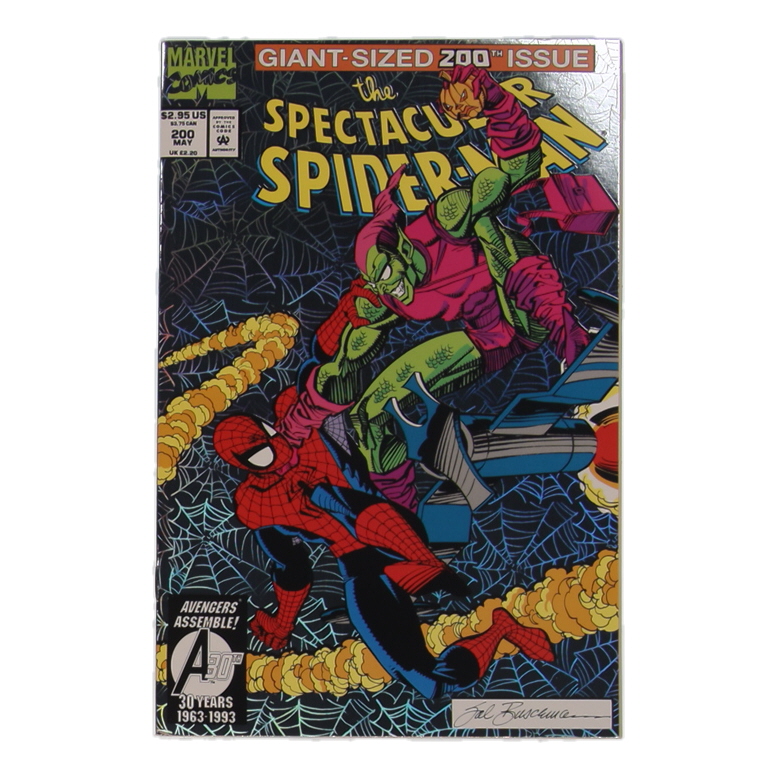 1993 "The Spectacular Spider-Man" Issue #200 Silver Holofoil Cover Marvel Comic Book at PristineAuction.com 1993 "The Spectacular Spider-Man" Issue #200 Silver Holofoil Cover Marvel Comic Book at PristineAuction.com