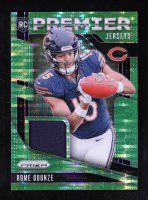 Rome Odunze 2024 Panini Prizm Premier Jerseys Neon Green Pulsar #12 RC at PristineAuction.com