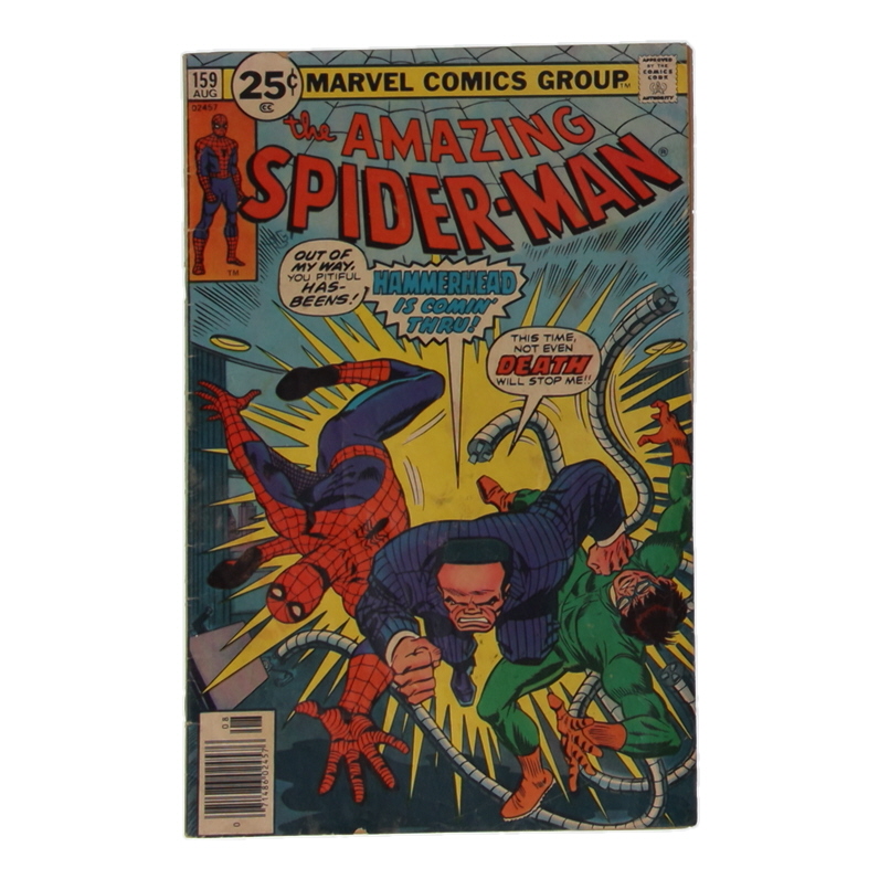 1976 "The Amazing Spider-Man" Issue #159 Marvel Comic Book at PristineAuction.com 1976 "The Amazing Spider-Man" Issue #159 Marvel Comic Book at PristineAuction.com