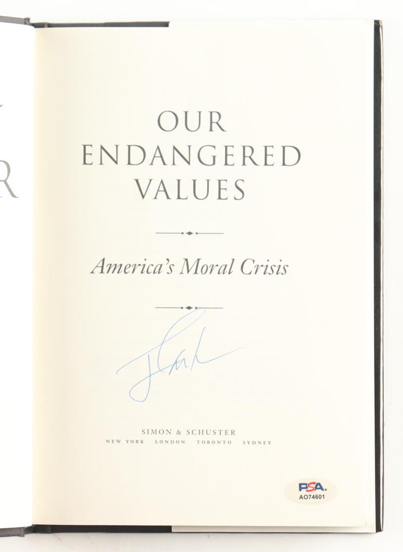 Jimmy Carter Signed "Our Endangered Values" Hardcover Book (PSA) at PristineAuction.com Jimmy Carter Signed "Our Endangered Values" Hardcover Book (PSA) at PristineAuction.com